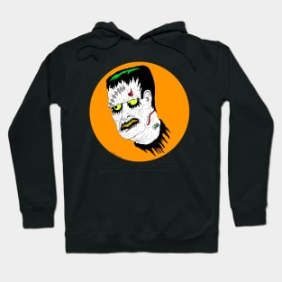 Black Metal Monster (orange background) Hoodie